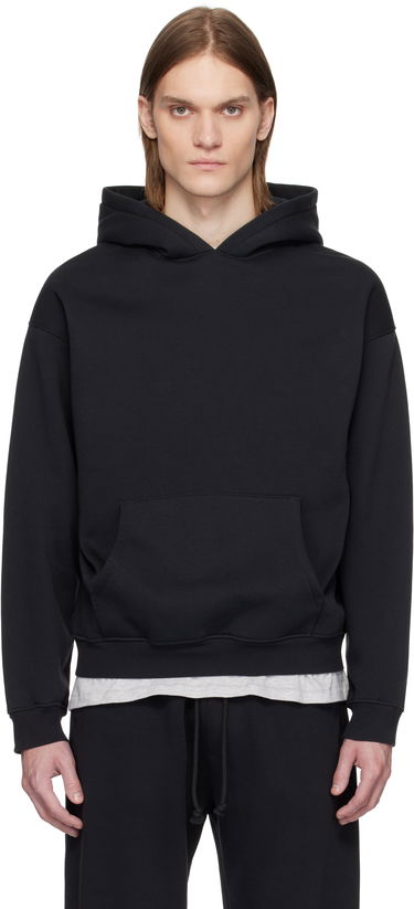 Mikina SKIMS SKIMS Fleece Lounge Relaxed Hoodie Čierna | PL-PLO-8461M-WASHED ONYX, 0