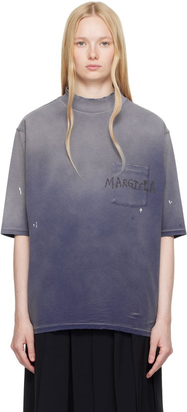 Tričko Maison Margiela Maison Margiela Graffiti Logo T-Shirt Modrá | S50GC0714 S24567, 0