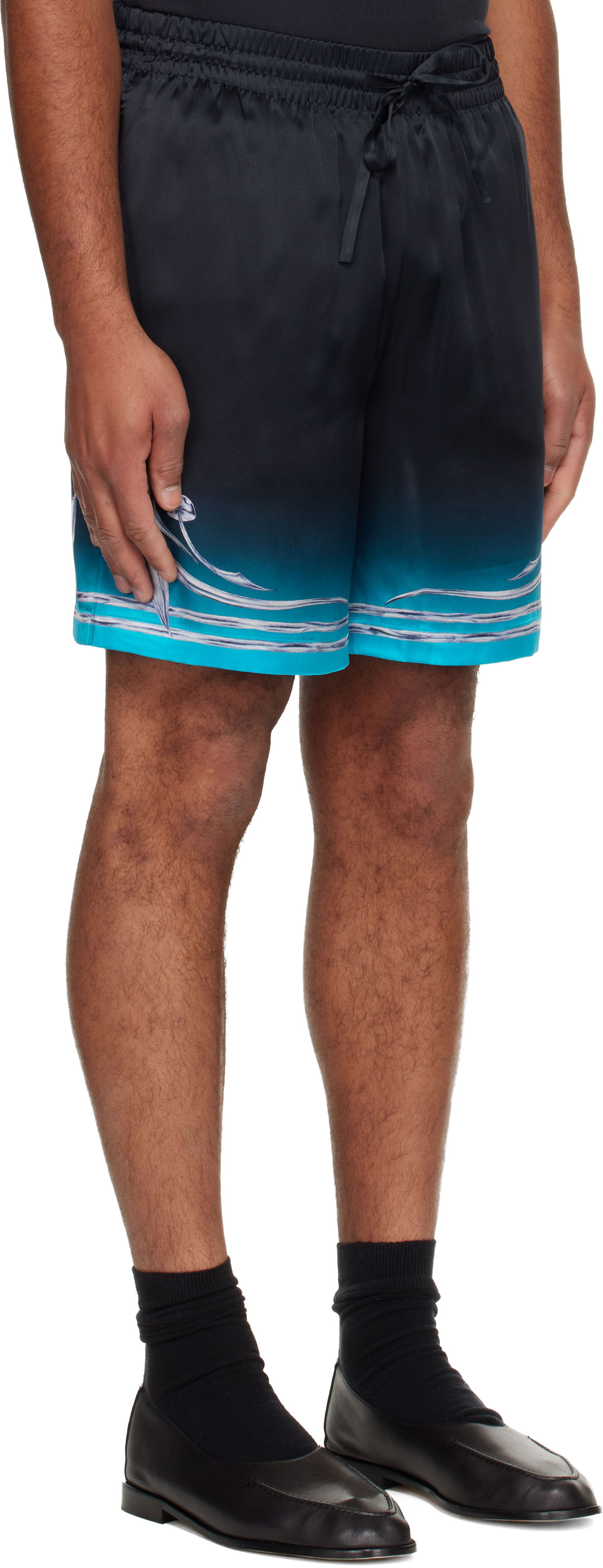 Šortky Casablanca Blades Silk Satin Shorts Rôznofarebný | M-AW25-TR-012-04, 1