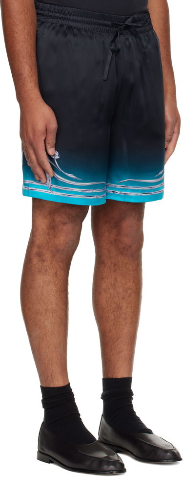 Šortky Casablanca Blades Silk Satin Shorts Rôznofarebný | M-AW25-TR-012-04, 1