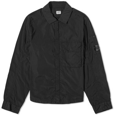 Košeľa C.P. Company Chrome-R Zip Overshirt Čierna | 15CMOS041A-005904G-999, 0