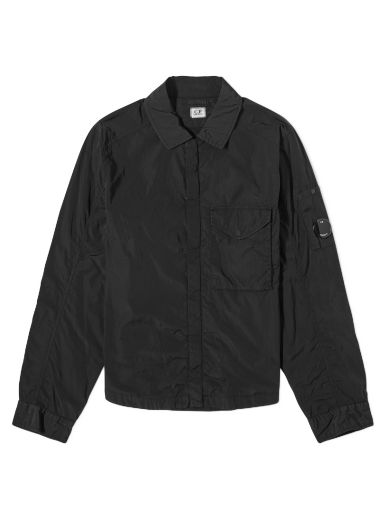 Košeľa C.P. Company Chrome-R Zip Overshirt Čierna | 15CMOS041A-005904G-999