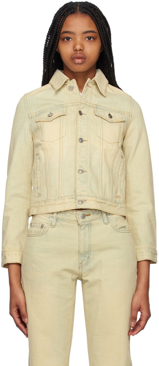 Bunda We11done Faded Denim Jacket Žltá | WD-DJ1-23-371-W-BG, 0
