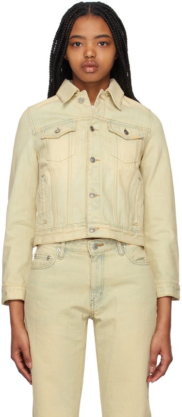 Bunda We11done Faded Denim Jacket Žltá | WD-DJ1-23-371-W-BG, 0