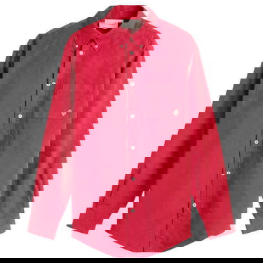Košeľa Drôle de Monsieur Mirror Long Sleeve Button-Up Shirt Červená | I-SH240-CO178-RD, 0