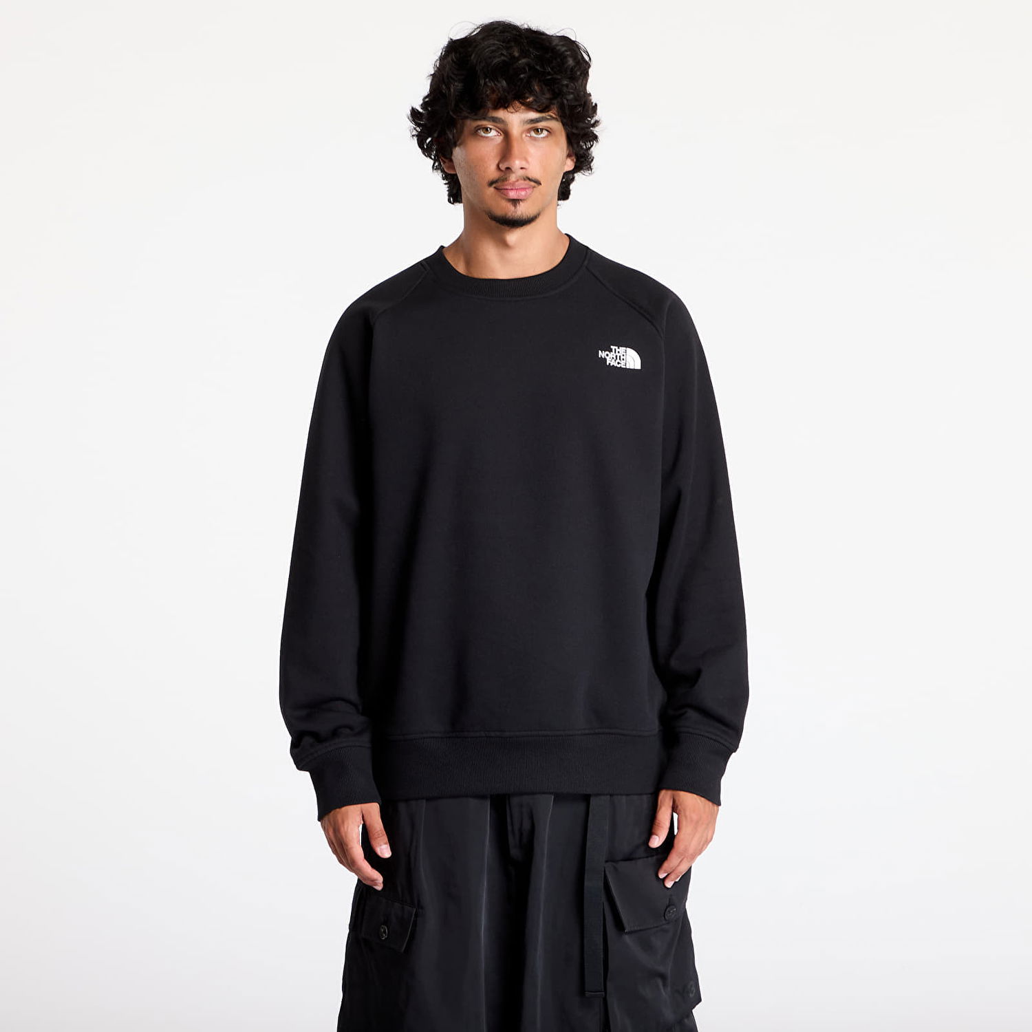 Mikina The North Face Raglan Box Nse Crew TNF Čierna | NF0A89FAJK31, 0