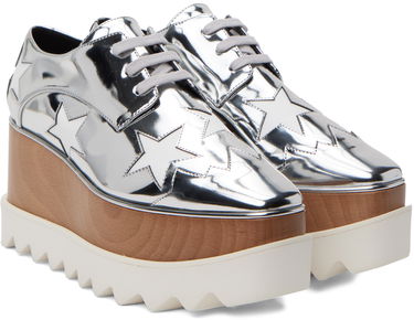 Oblečenie Stella McCartney Stella McCartney Elyse Platform Derbys Metalická | 363998W0ZR5, 3