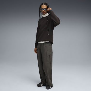 Mikina Puma PUMATECH Relaxed Sweatshirt with Zip Pocket Čierna | 633436_01, 2