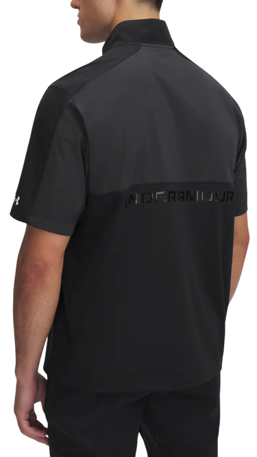 Tričko Under Armour Drive Wind Short Sleeve Quarter-Zip Pullover Čierna | 1389860-001, 1
