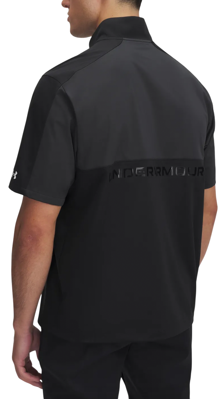 Tričko Under Armour Drive Wind Short Sleeve Quarter-Zip Pullover Čierna | 1389860-001, 1