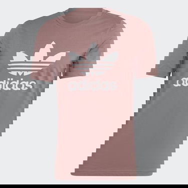 Tričko adidas Performance Adicolor Classics Trefoil Vínová | HN5446, 4