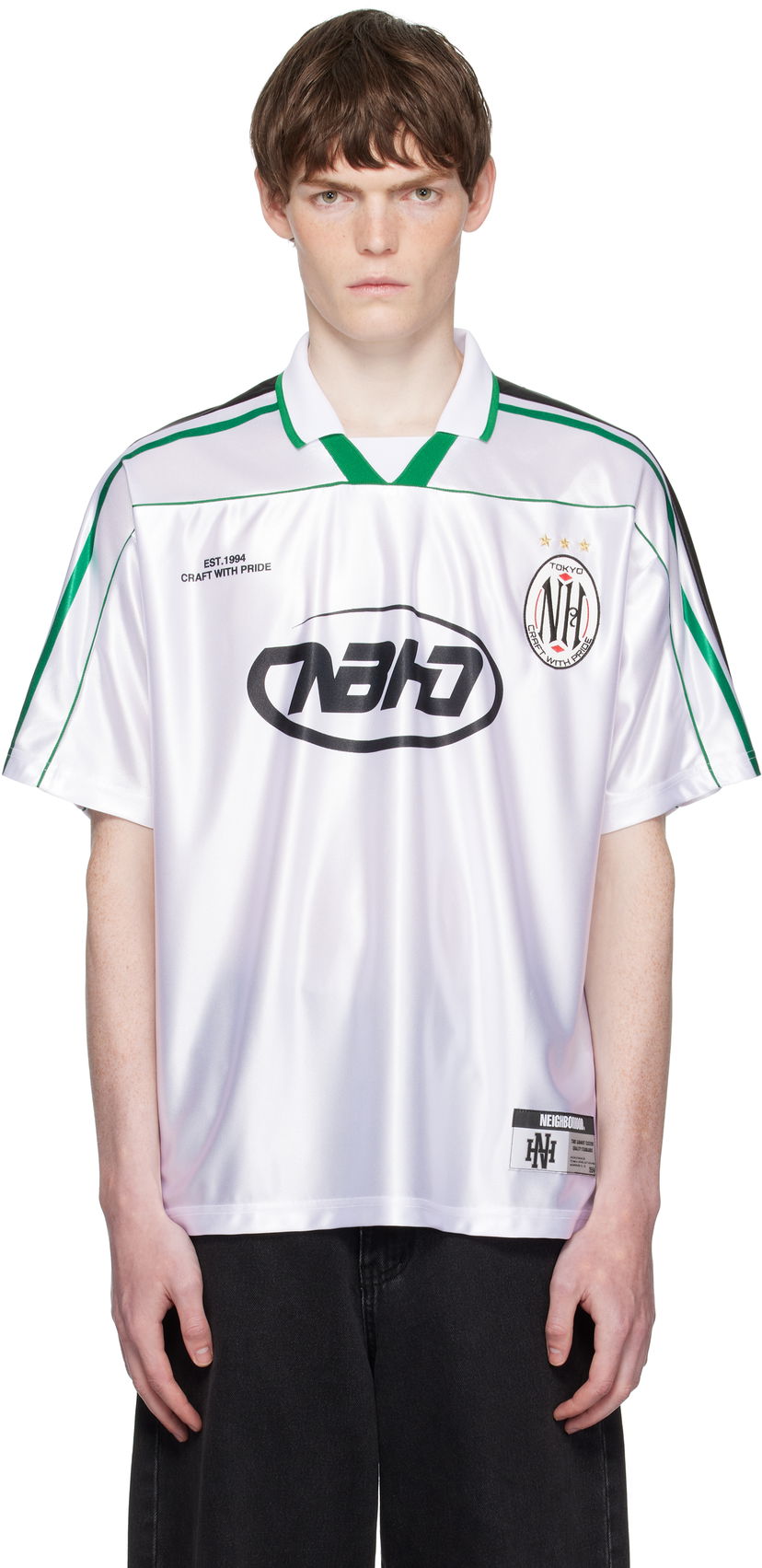 Polo tričko Neighborhood Neighborhood Game Short Sleeve Polo Biela | 251FPNH-CSM16
