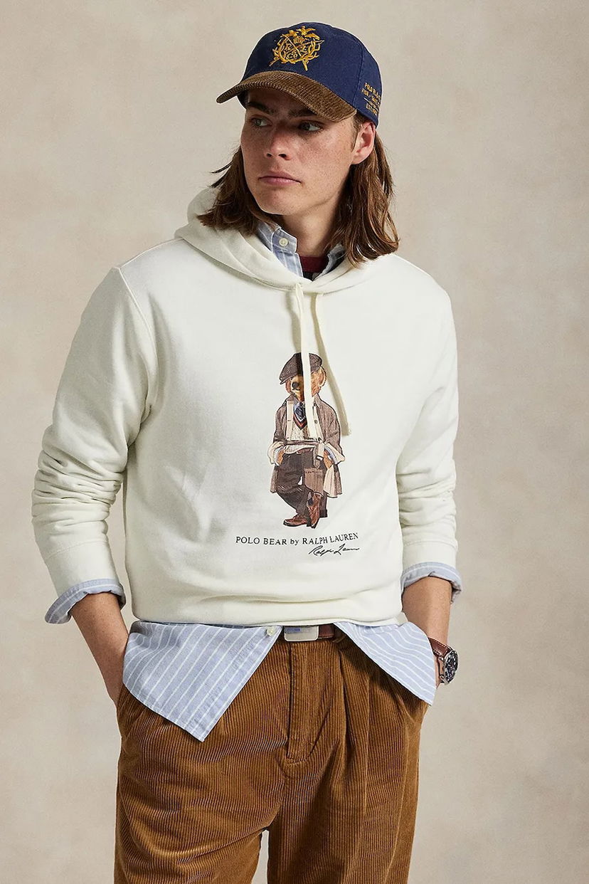 Mikina Polo by Ralph Lauren Polo Ralph Lauren Bear Hoodie Biela | 710980306
