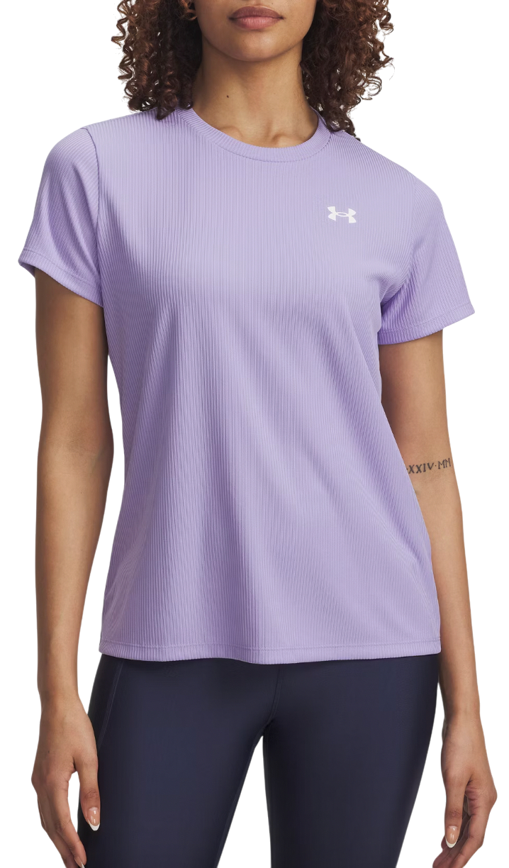 Tričko Under Armour T-Shirt Tech Rib SSC Fialová | 1389852-538