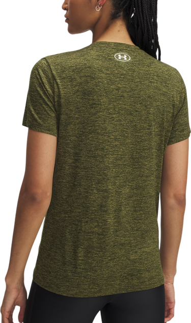 Tričko Under Armour Heathered V-Neck Short-Sleeve T-Shirt Tech SSV- Twist Zelené | 1384227-308, 1