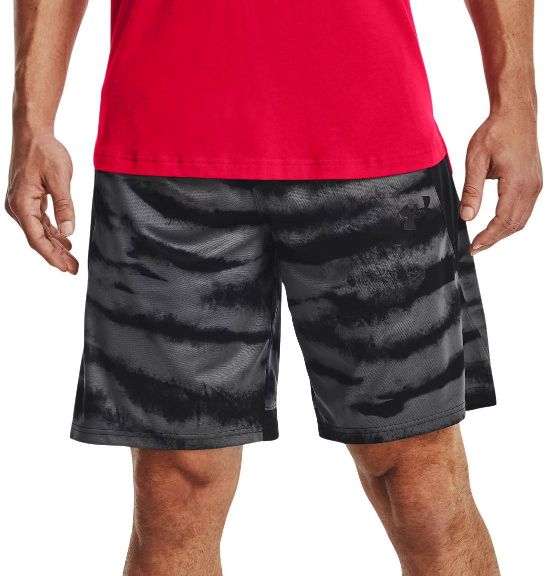 Šortky Under Armour Under Armour Baseline 10" Print Shorts Čierna | 1370221-001, 0