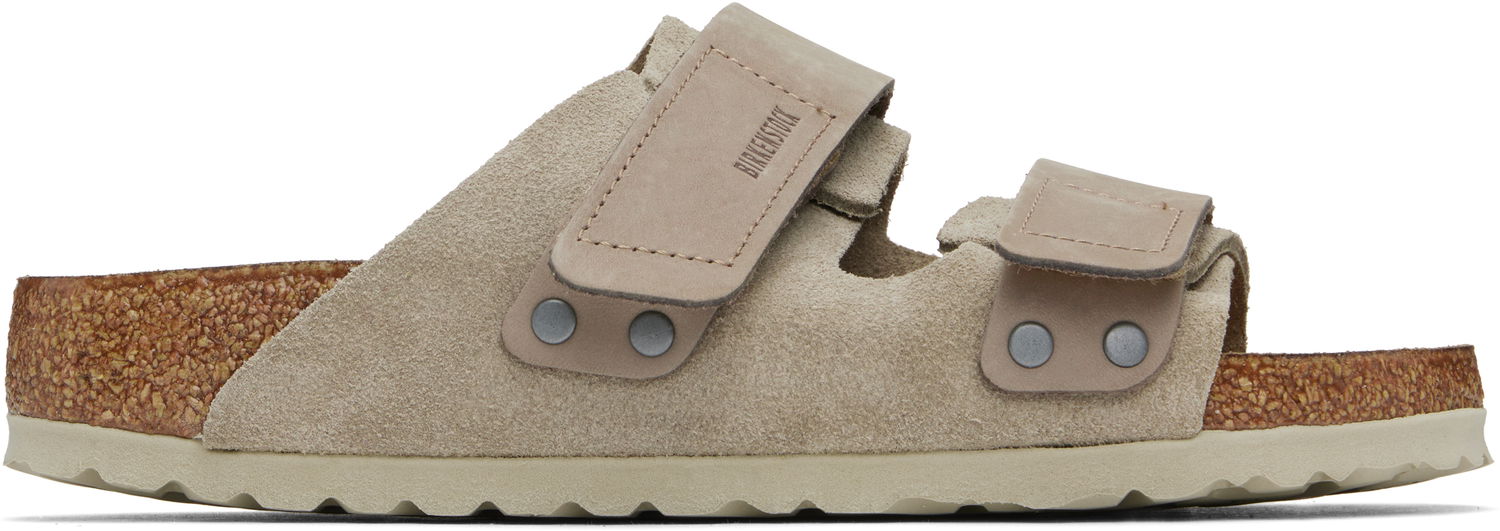 Tenisky a topánky Birkenstock Uji Narrow Suede Sandals Béžová | 1025695, 0
