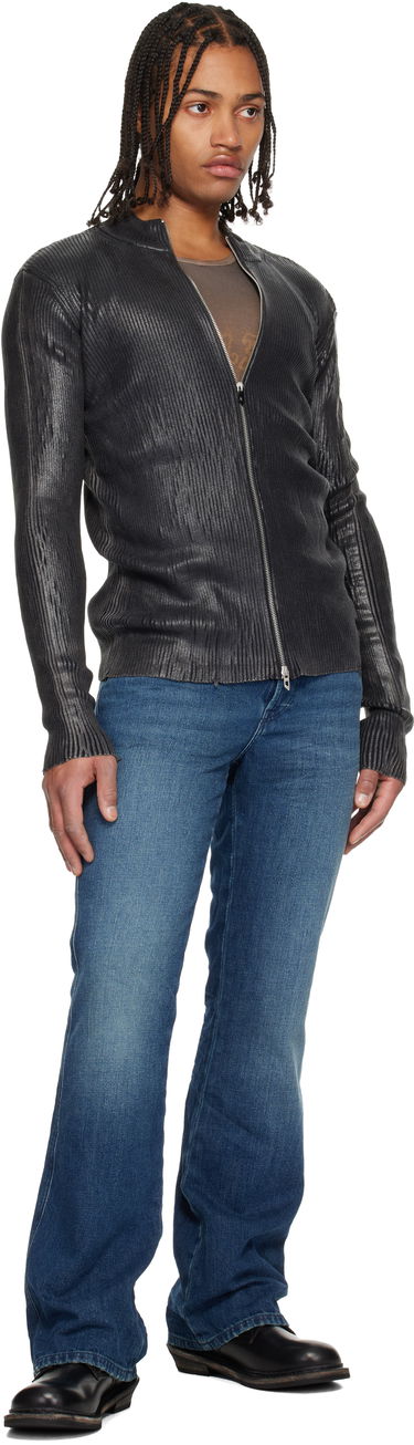 Bunda Diesel K-Dargy-D Ribbed Zip-Up Jacket Čierna | A19472-0JLBA-900A, 3