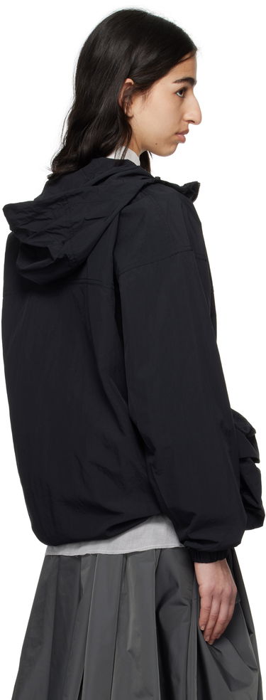 Vetrovka Snow Peak Snow Peak Nylon Tussah Hooded Jacket Čierna | JK-25SU008, 2