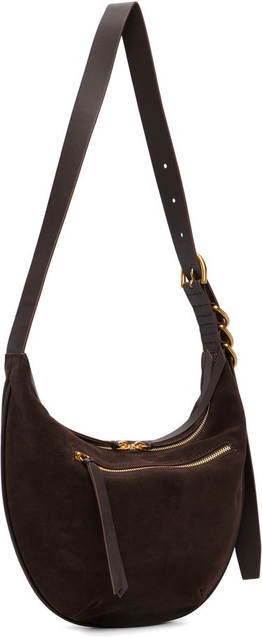Taška cez rameno rag & bone rag & bone Mercer Medium Suede Shoulder Bag Hnedá | SD100902, 2