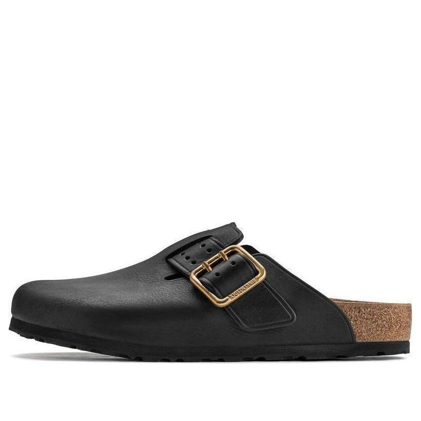 Tenisky a topánky Birkenstock Boston Bold Leather Narrow Fit Clogs Čierna | 1022626, 0
