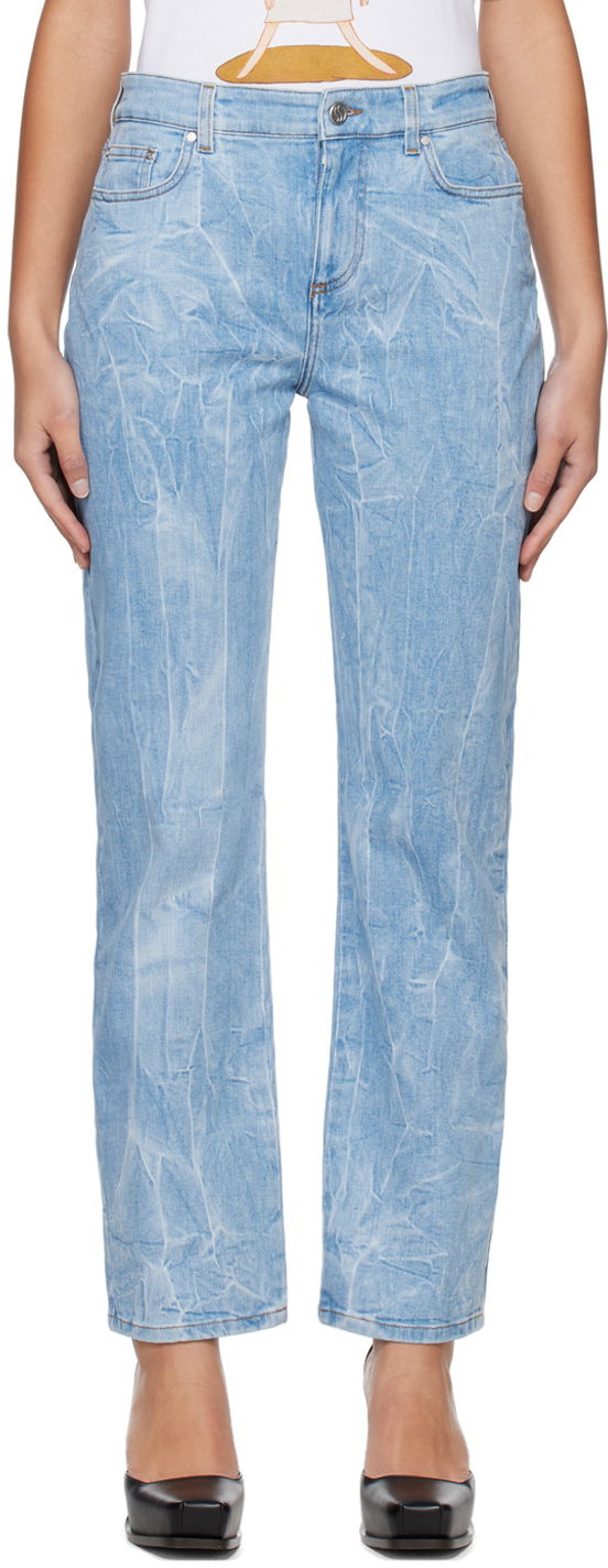 Stella McCartney Crinkle Wash Jeans