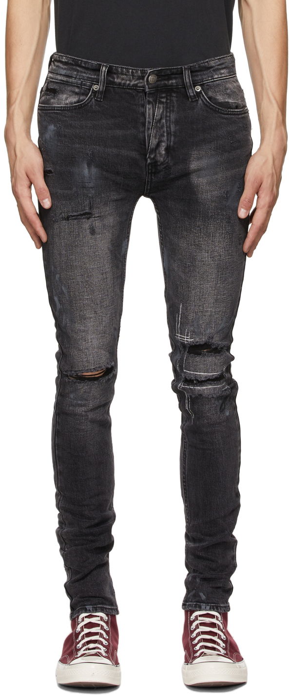 Džínsy Ksubi Van Winkle Burnt Jeans Čierna | 5000006441, 0