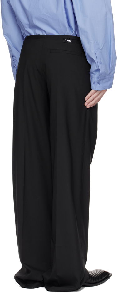 Nohavice 032C 032c 'Office Attire' Wide Leg Suit Trousers Čierna | S25-MRW-0903-000, 2