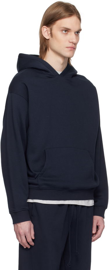 Mikina SKIMS SKIMS Fleece Relaxed Hoodie Navy | PL-PLO-8461M-NAVY, 1