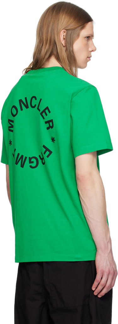 Tričko Moncler Moncler Genius x FRGMT Hiroshi Fujiwara Maxi Logo T-Shirt Zelené | K109U8C00002M3265, 2