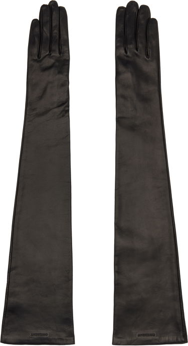 Rukavice Givenchy Long Leather Gloves Čierna | BGZ04KG054001, 0