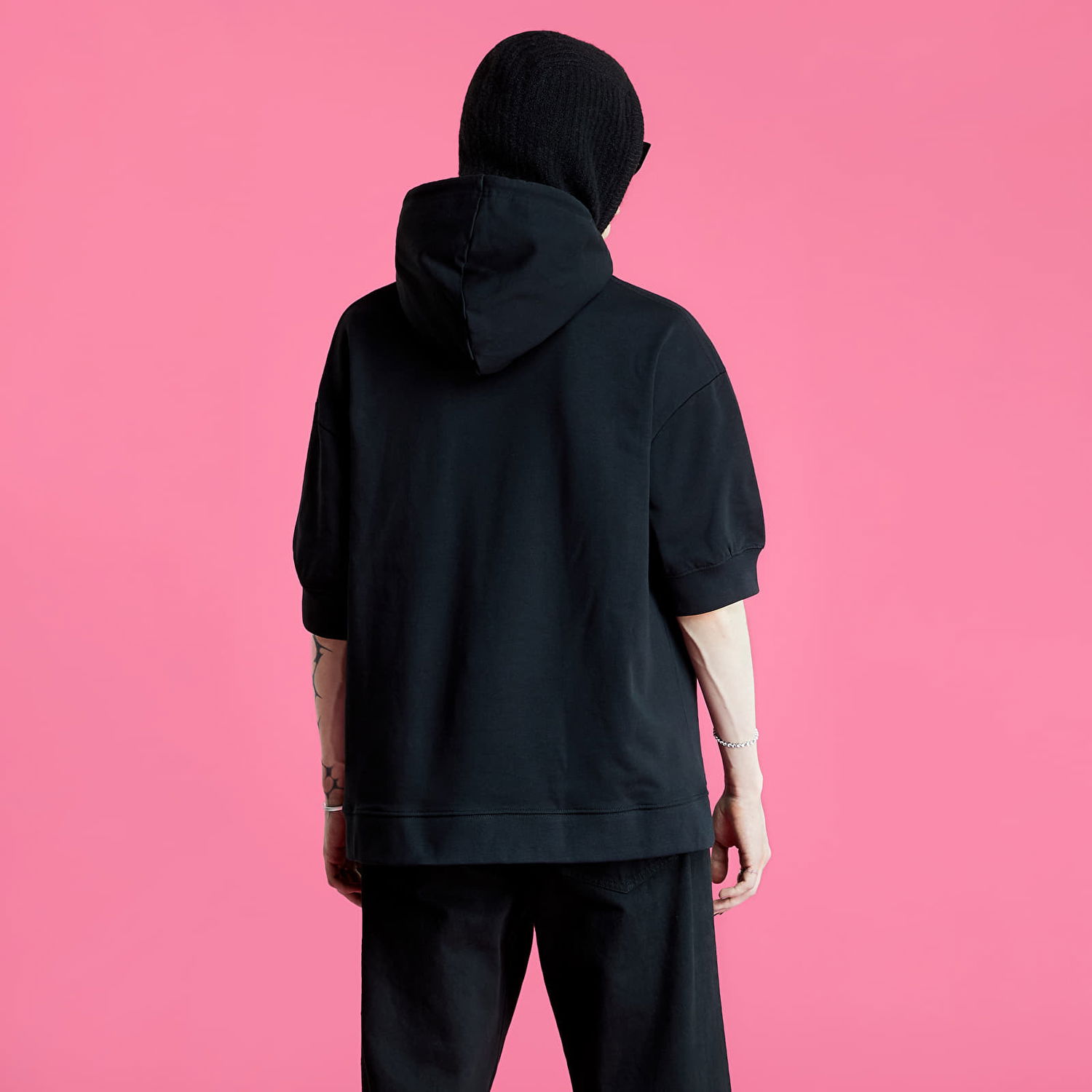 Mikina RAF SIMONS Hoodie With Seperate Sleeves Echodomer Čierna | 221-M171-19003-0099, 1