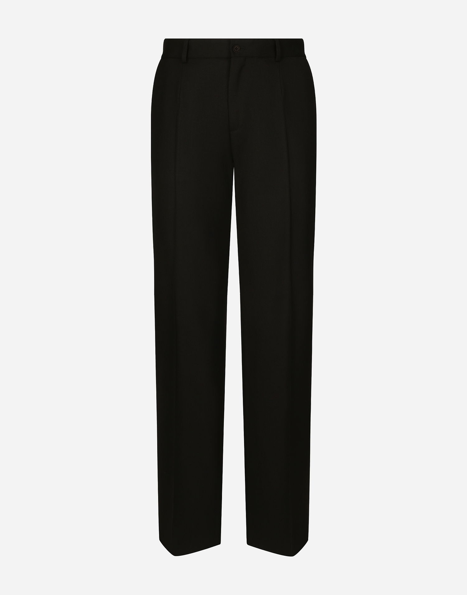 Nohavice Dolce & Gabbana Dolce & Gabbana Two-way Stretch Twill Straight-Leg Pants Čierna | GYZMHTGH727N0000, 0