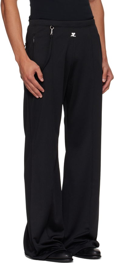 Nohavice Courrèges Courrèges Flare Interlock Tracksuit Pants Hnedá | 325JPA426JS0250, 4