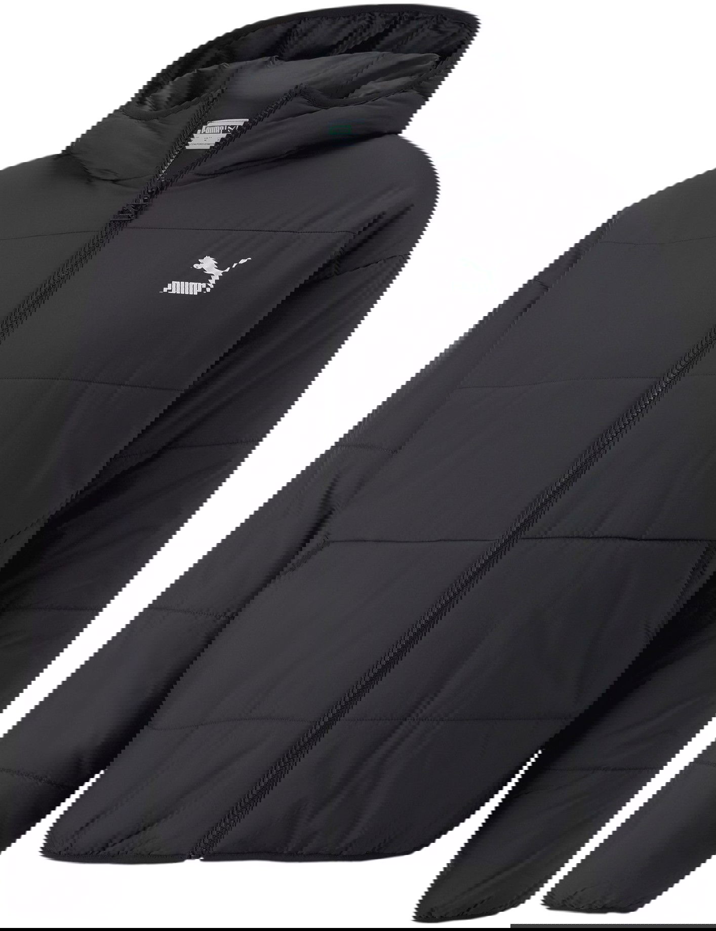 Prešívaná bunda Puma Classics Hooded Padded Jacket Čierna | 53557501, 0