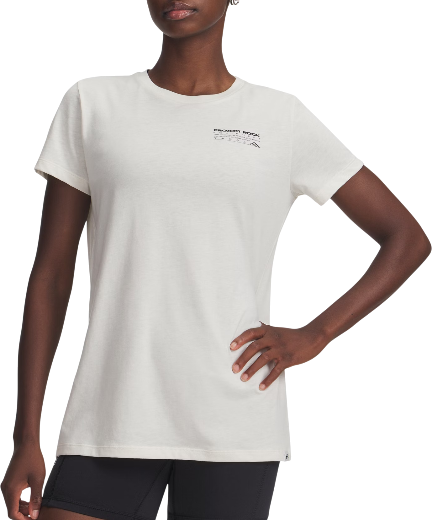 Tričko Under Armour Project Rock Graphic 2 Short-Sleeve Crew Neck T-Shirt Béžová | 6005083-279, 0