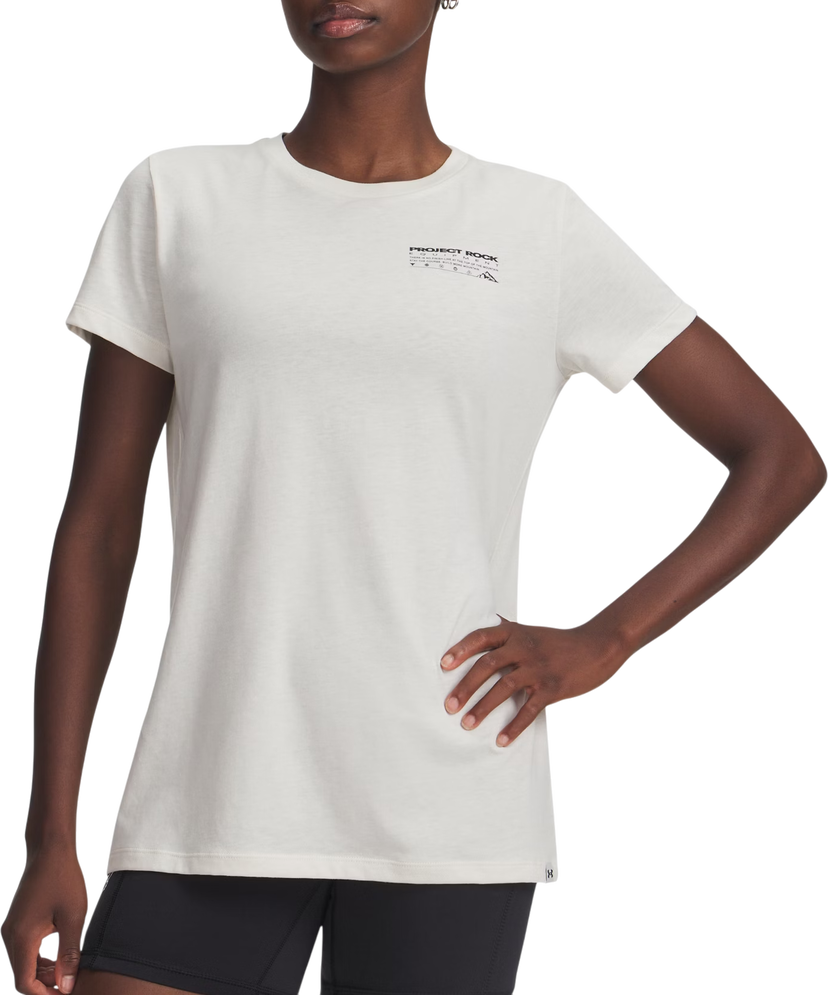 Tričko Under Armour Project Rock Graphic 2 Short-Sleeve Crew Neck T-Shirt Béžová | 6005083-279