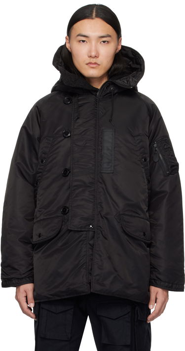 Parka BEAMS BEAMS PLUS MIL Type N-3B Down Jacket Čierna | 38180373139, 0