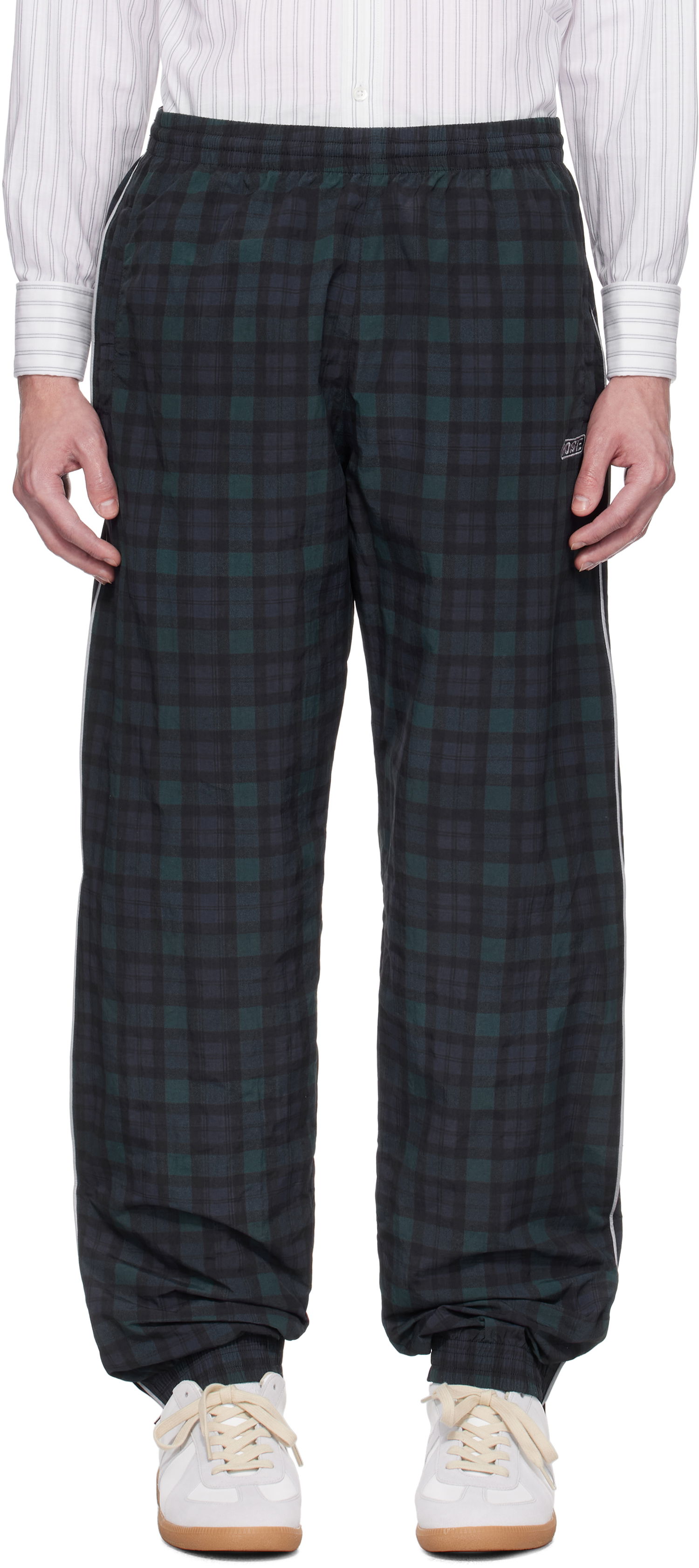 Tepláky Martine Rose Martine Rose Printed Track Pants Zelené | 175WP11024, 0