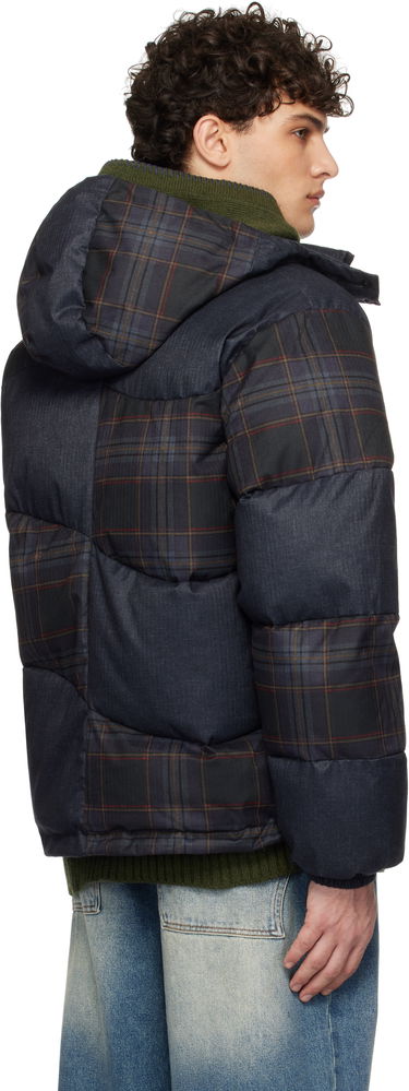 Prešívaná bunda Dime Tweed Puffer Jacket Modrá | DIMEHO241GRY, 2