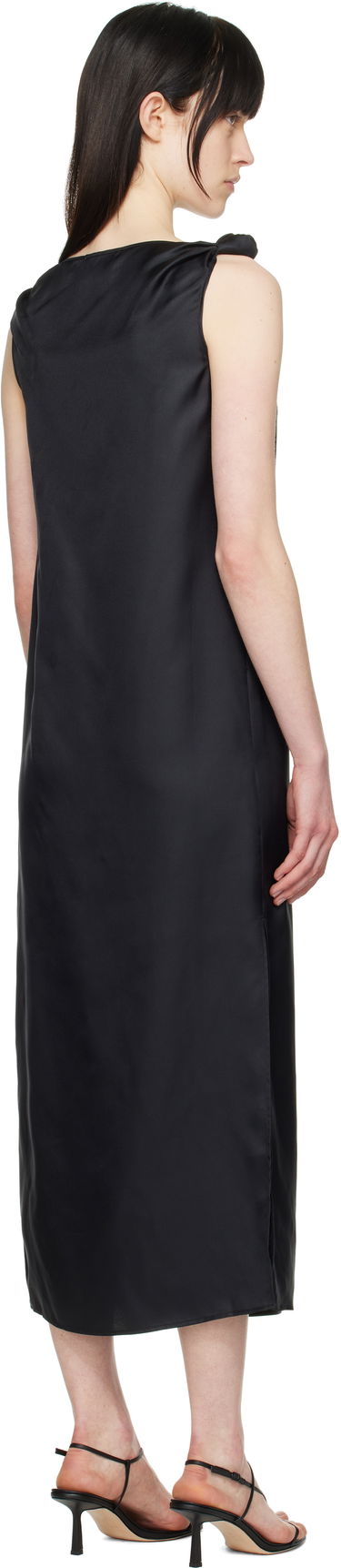 Šaty Loulou de Saison Loulou de Saison Moun Midi Dress Čierna | MOUN, 2