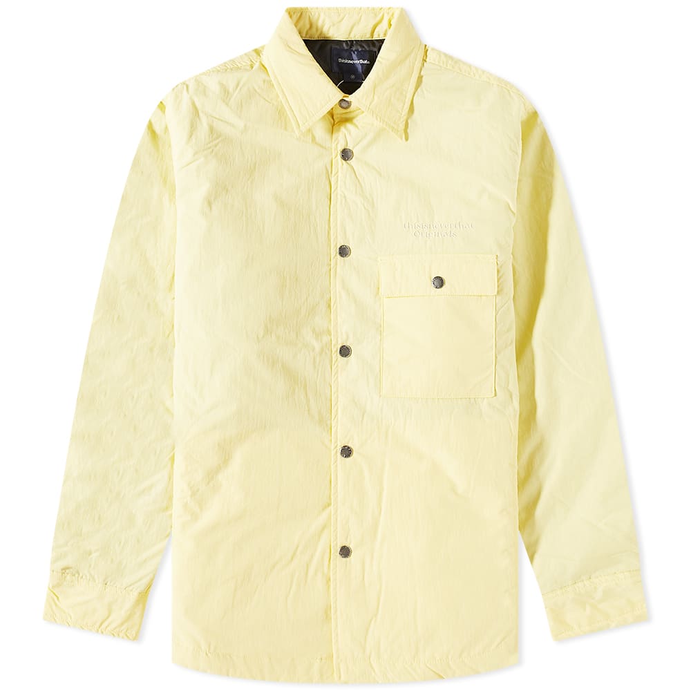 Bunda thisisneverthat Quilted Shirt Jacket Žltá | TN223PSHTL01-YL, 0