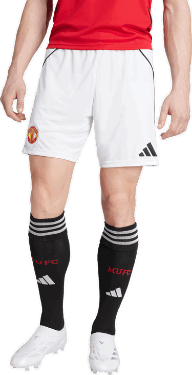 Šortky adidas Performance Manchester United 25/26 Home Shorts Biela | JI7430, 3