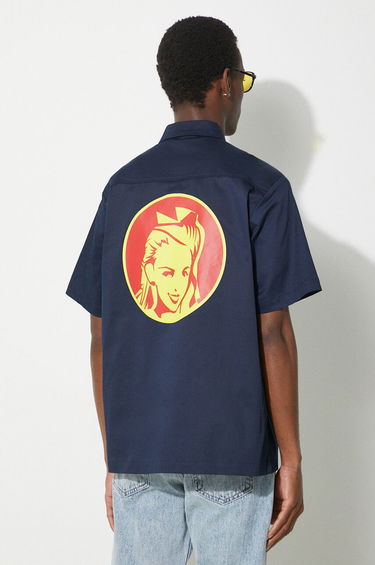Košeľa BBC IceCream ICECREAM Waitress Camp Collar Shirt Navy | IC24117, 2