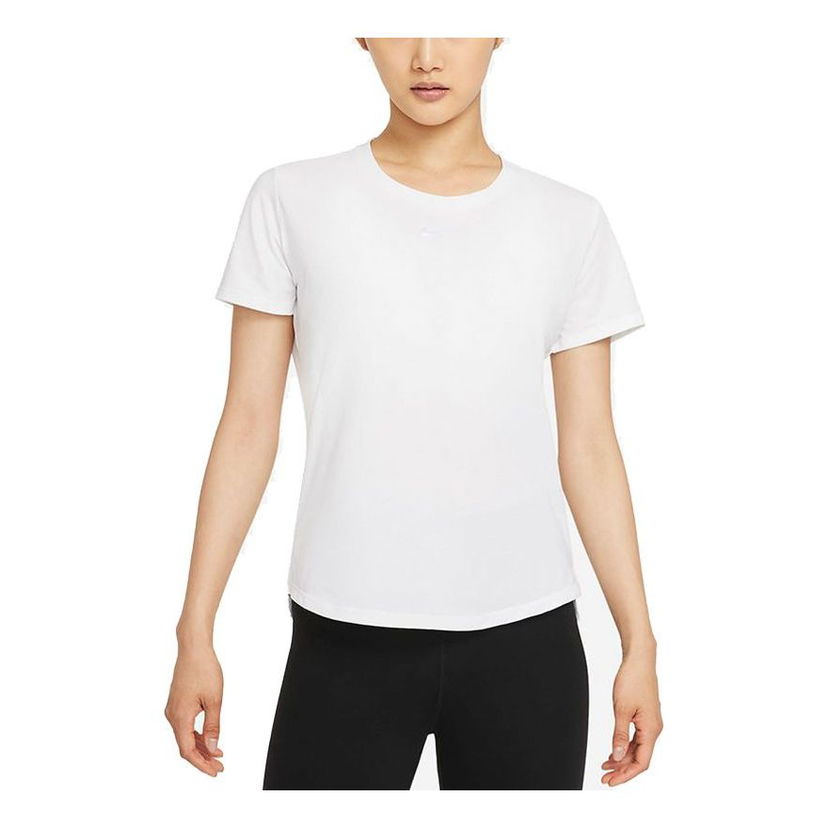 Tričko Nike Dri-FIT Quick Dry Round-Neck T-Shirt Biela | DD0619-100