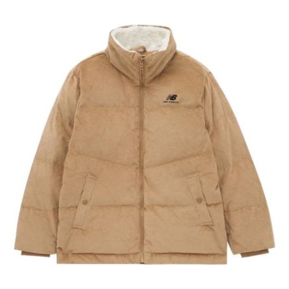 Prešívaná bunda New Balance Goose Warm Down Jacket Hnedá | 5PC44393-BEI