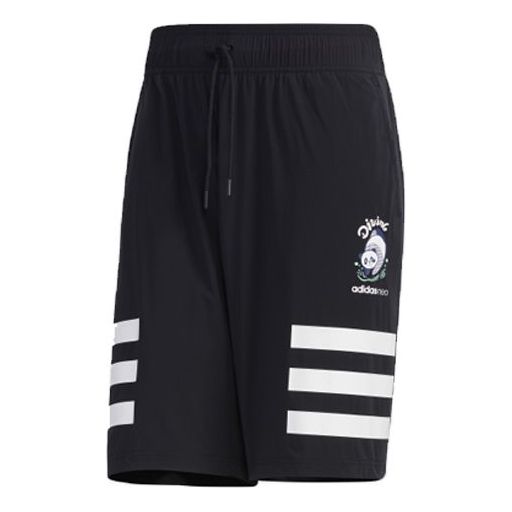 Šortky adidas Originals Panda 3-Stripes Shorts Čierna | GK1549