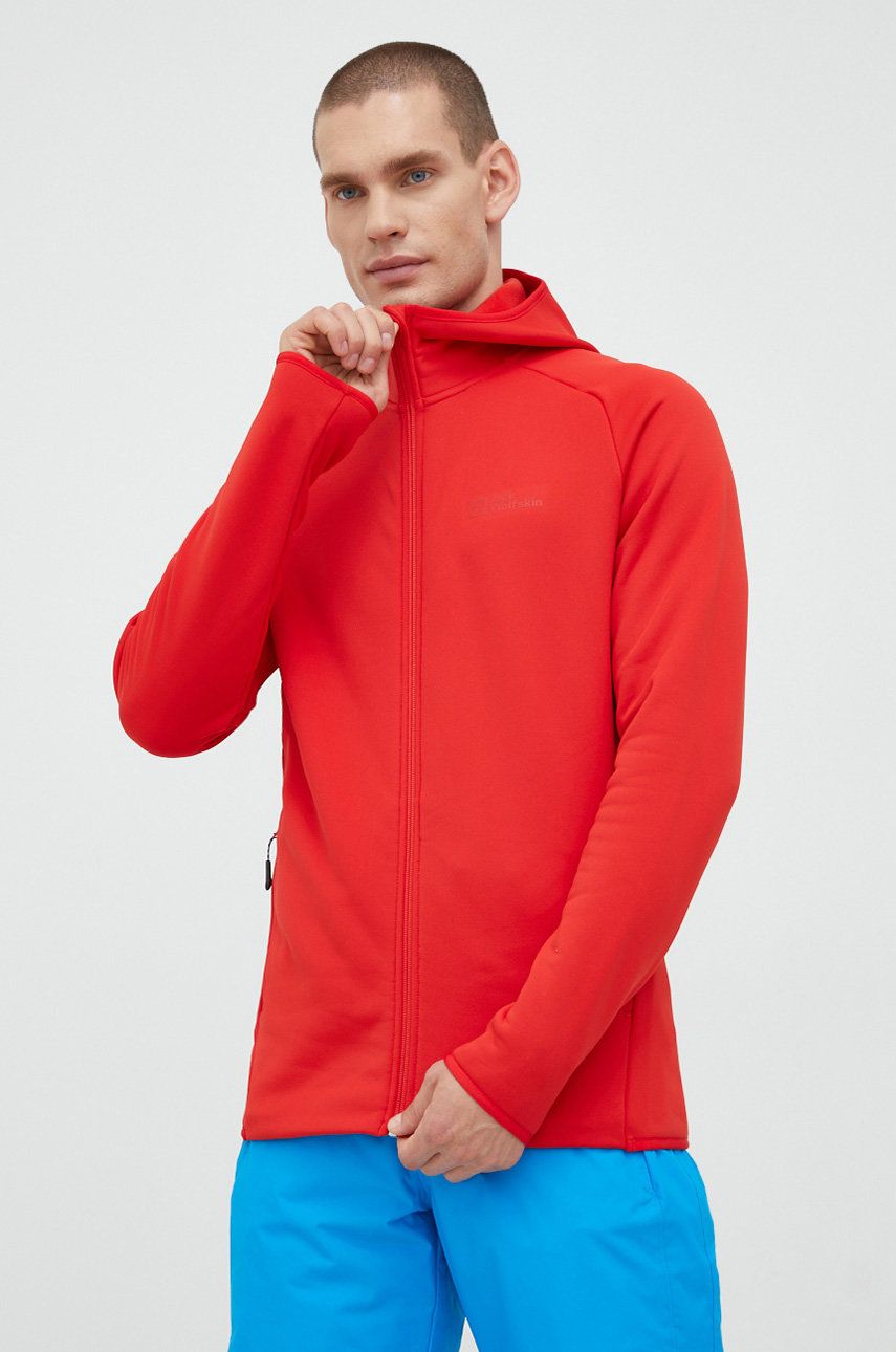 Mikina Jack Wolfskin Baiselberg Sweatshirt Červená | 1710541, 0