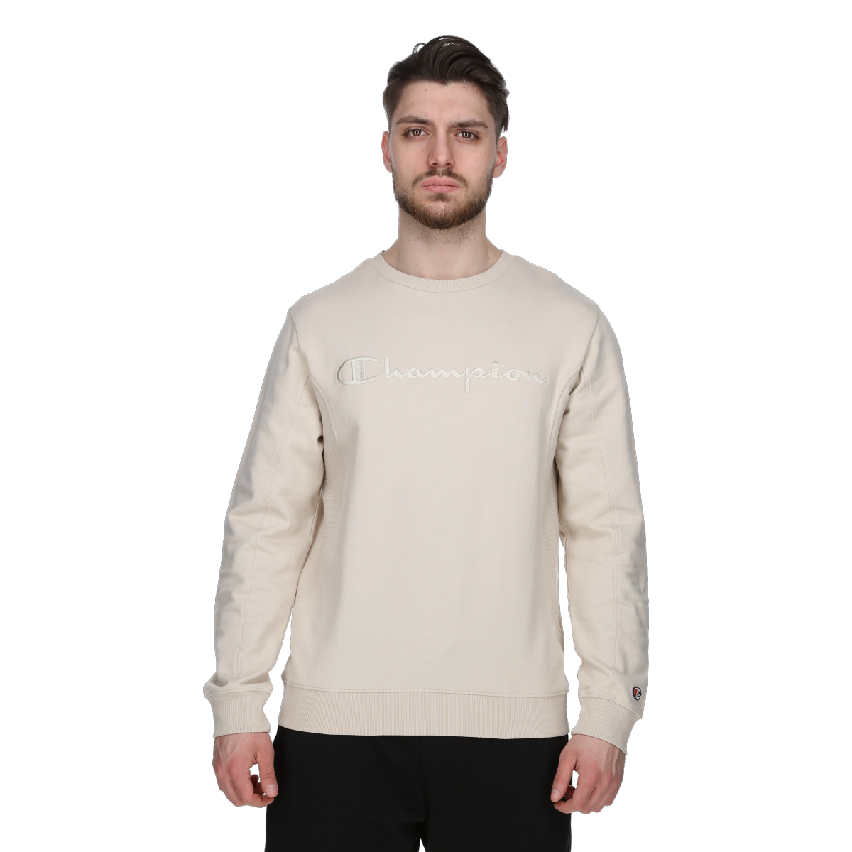 Mikina Champion Crewneck Sweatshirt Béžová | 221528-MS073, 0