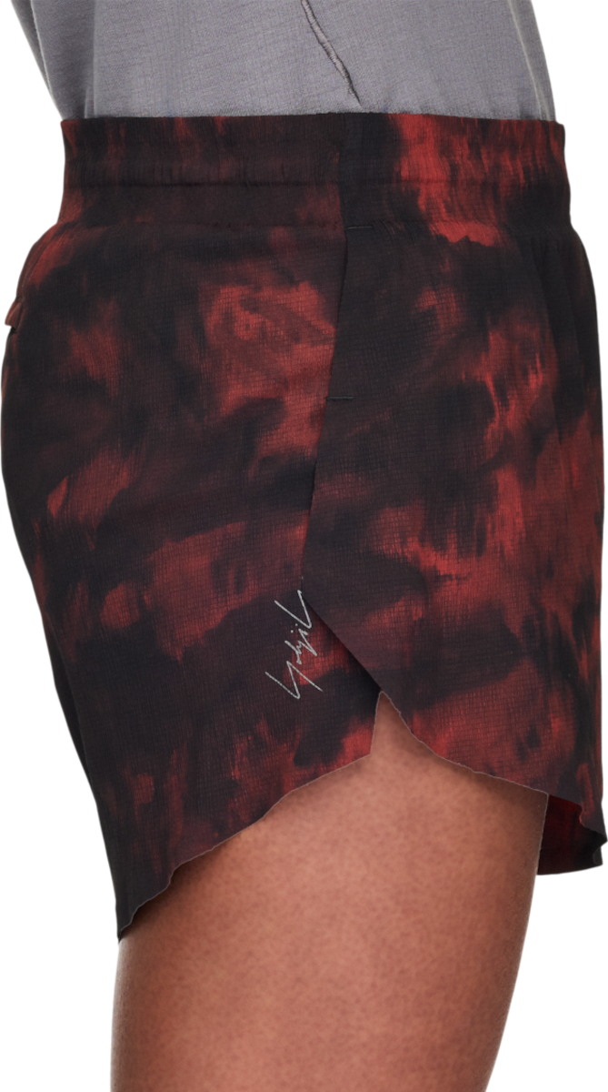 Šortky adidas Originals Y-3 Tie-Dye Running Shorts Červená | ka7127, 1